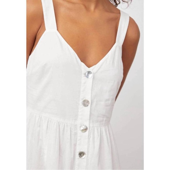 Rails Violet Midi White Dress Eco 100% Cotton size small NWT boho flowy - Picture 14 of 14